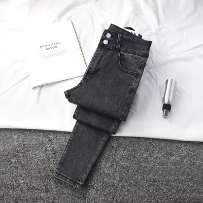 Women High Waist Slim Fit Jeans 2021