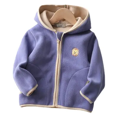 Children's Fleece Zipper Hoodie Multi Color 2024