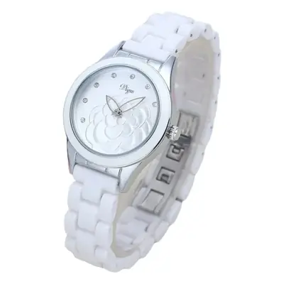 White Ceramic Women's Luminous Quartz Watch
