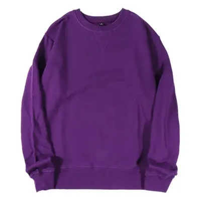 Purple 340g Crewneck Sweater for Men Women