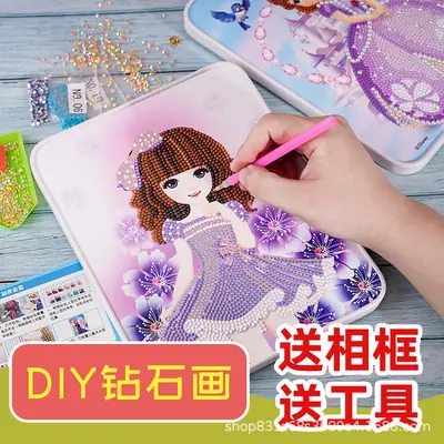 5D Diamond Sticker Doll for Girls Educational Toy