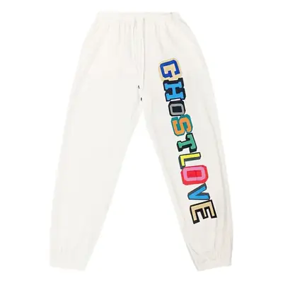 Women Summer Hip-Hop Cropped Jogger Pants White Jazz Dance