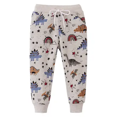 Autumn Winter Kids Cotton Terry Pants for Girls Medium to XL