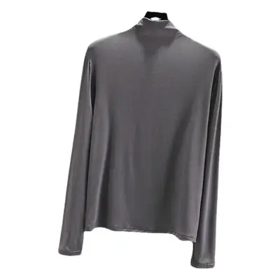 Women Long Sleeve T-Shirt Green Grey Red Blue