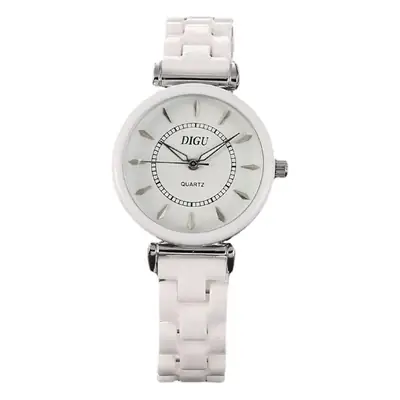 Women's Quartz Bracelet Watch White Elegant British Design