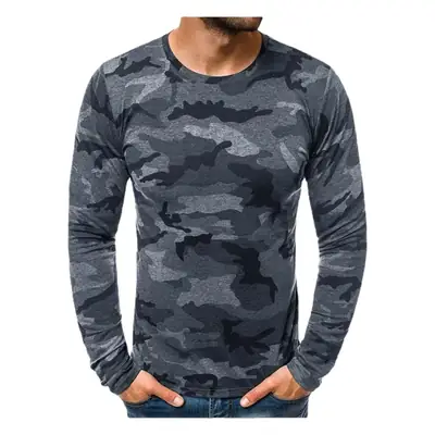 Long Sleeve Slim Camouflage T-Shirt for Men