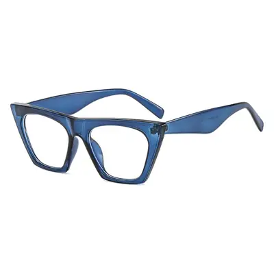 397 Large Frame Cat Eye Hinge Sunglasses Orange