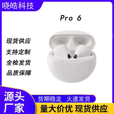 Pro6 Wireless Bluetooth Headset 5.0 Sports Mini Blue