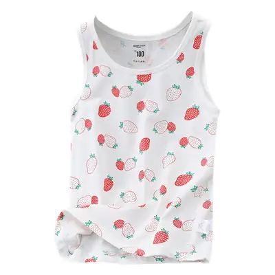 Pink Watermelon Print Sleeveless Vest for Boys Girls