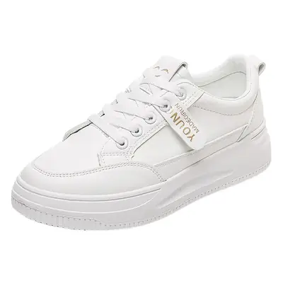 Women White Platform Sneakers 2025 Spring Soft Sole