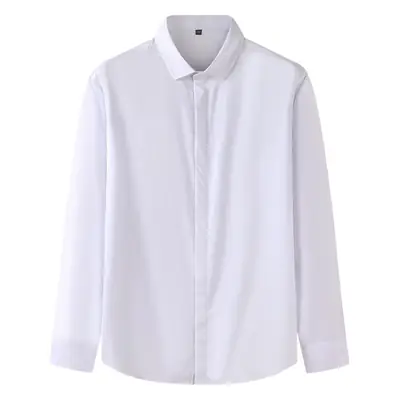Men's Long Sleeve Black Shirt Plus Size Casual All Match