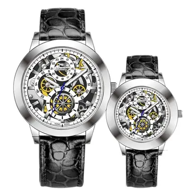 Ileway Mechanical Watch with Leather Belt