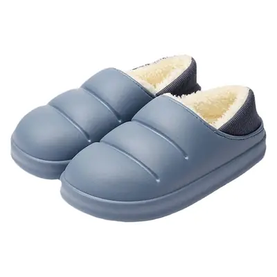 Thickened Cotton Slippers for Men Women Warm Plush