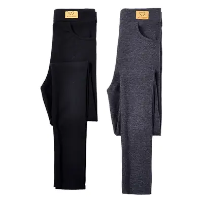 2021 Grey Thread Leggings Women's Tight Stretch High Waist Slimming