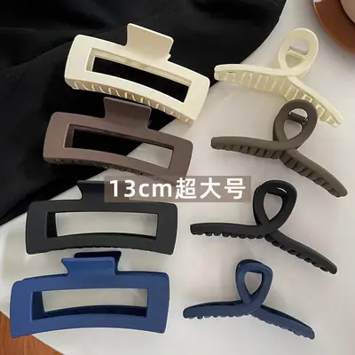 13CM Large Hair Clip for Women Men Korean Ponytail Hair Accessories