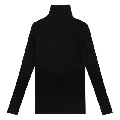 White Green Knit Pullover Sweater Women Long Sleeve