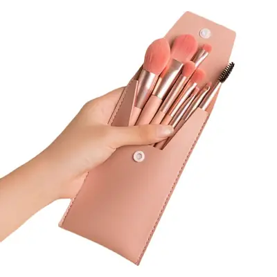 8-Piece Soft Bristle Makeup Brush Set for Beginners