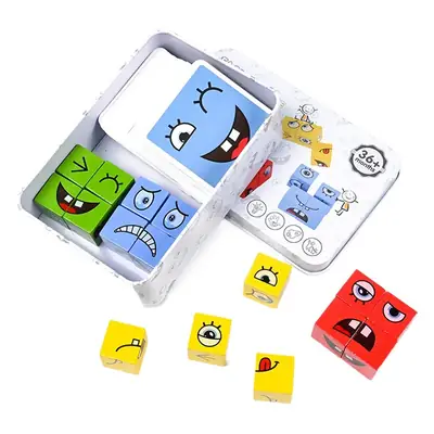 Fun Face-Changing Rubik's Cube Puzzle for Kids