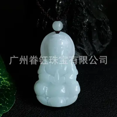 Guanyu Jade Pendant White A-Grade 1888