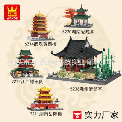 Chinese Building Blocks for Kids 6-12 Years Old