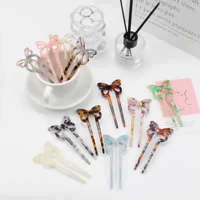 Korean Style Butterfly Hairpins Set of 5