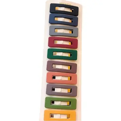 Korean Style Hairpin with Candy Color Clips