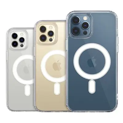 Magnetic Magsafe Clear iPhone Case for 15 Pro Max