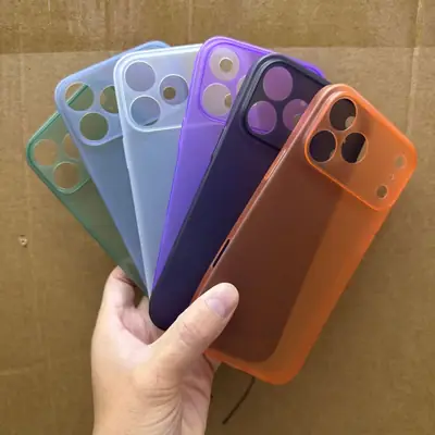 Apple 17 Ultra-Thin Phone Case Matte Transparent 16
