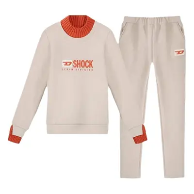 Women Fleece Lined Casual Sports Suit 2026 Winter