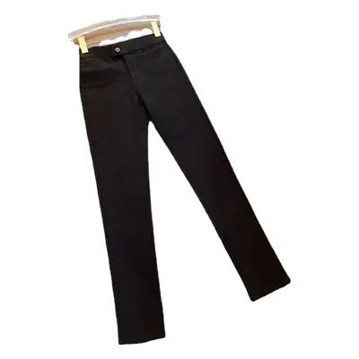 Women Black Skinny Leggings Winter High Waist Slim Fit