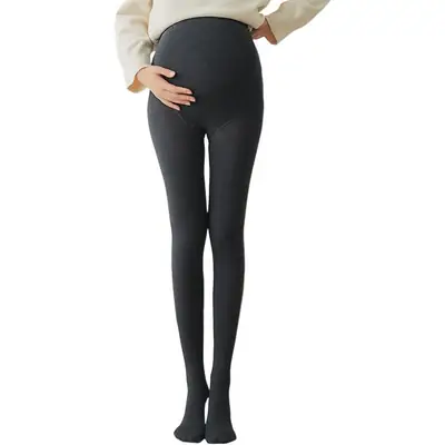 Black Cotton Padded Socks for Women Spring Autumn