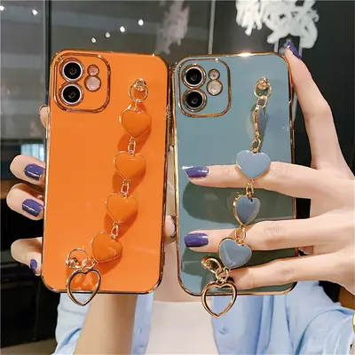 Orange Drop-Resistant Phone Case for Apple 15 Pro Max
