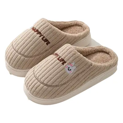 Cotton slippers wholesale autumn and winter thickened indoor home non-slip warm shit feeling home home confinement slippers for women
