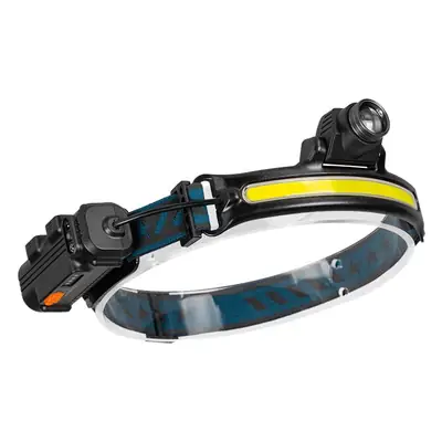 LED Headlamp with Wave Induction for Outdoor Use