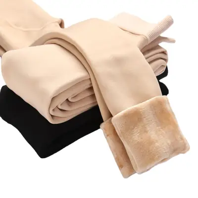 500g Nylon Velvet Leggings Autumn Winter Slim Fit
