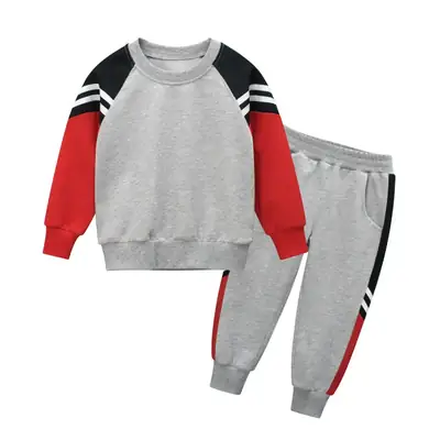 27Kids Korean Style Baby Boy Suit Grey Two Piece