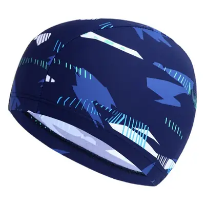 Youyou swimming cap unisex solid color large long hair comfortable head imitation shark skin cloth cap swimming cap wholesale