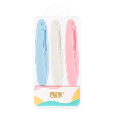 Safety Foldable Eyebrow Trimming Knife Set of 3