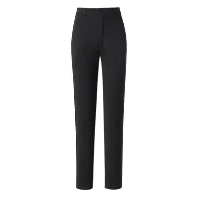 Women Black Slimming High Waist Work Pants Spring Summer