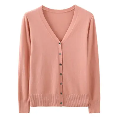 Women's Knitted V-Neck Cardigan Autumn Winter Wear
