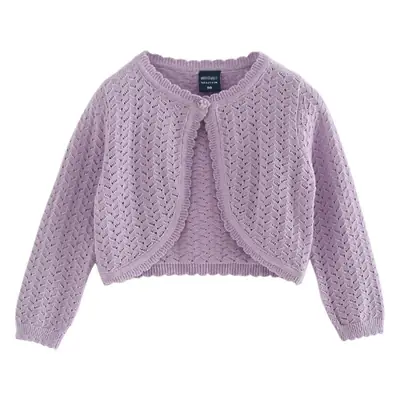 Girls Pink Knitted Summer Jacket for Baby