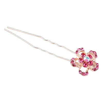 Super Fairy Rhinestone Flower Hair Clip for Women