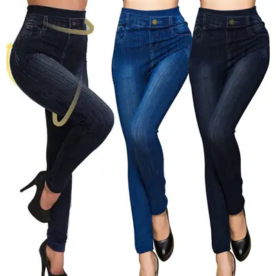 Women Cotton Elastic Tight Ankle Pants 2021
