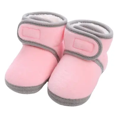 New baby toddler shoes winter soft sole shoes casual mid boots autumn small non-slip Miscellaneous low-top cotton baby fleece-lined