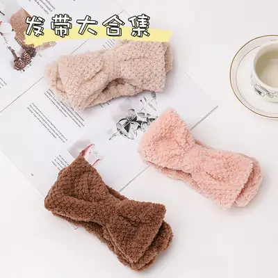 Pink Bow Hair Band for Girls, Soft Washable, Yiwu Wholesale