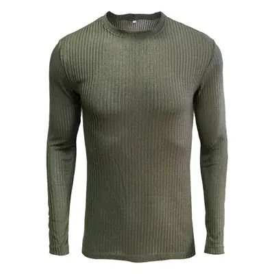 Men's Black Long Sleeve T-Shirt Winter Base