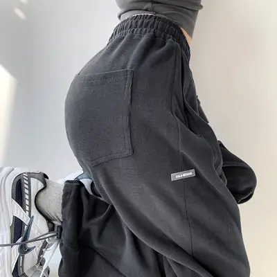 Women's 2024 Thin High Waist American Letter Sports Pants