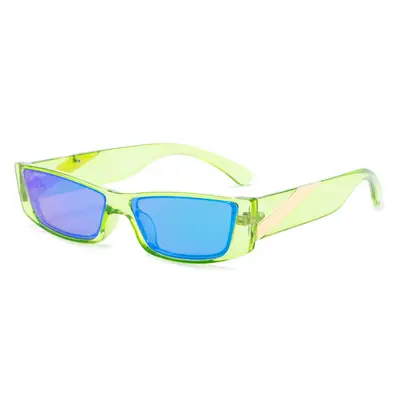 2021 Cat's Eye Sunglasses Blue Transparent