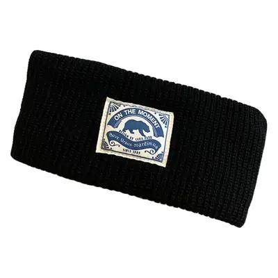 Red Knitted Hair Band with Sticker, 18cm Wide