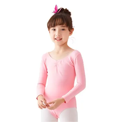 Light Blue Fleece Lined Ballet Dress for Girls